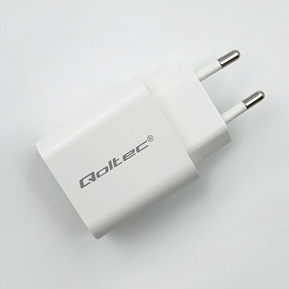 Ładowarka Qoltec Ładowarka Super Quick PD | USB-C | 20W | 5-12V | 1.67-3A | Biała