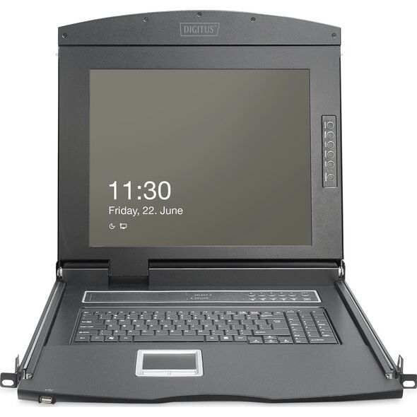 Konsola KVM Digitus KVM Digitus 19" TFT Konsole GE Tastatur