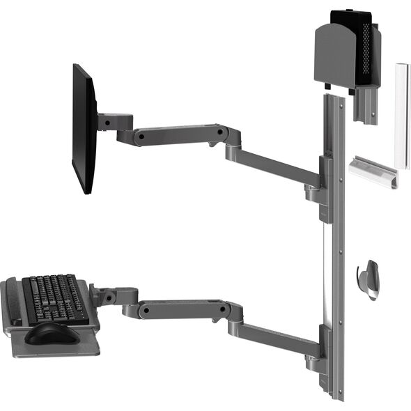 ERGOTRON LX PRO ARM WALL MOUNT SYSTEM darkgrey
