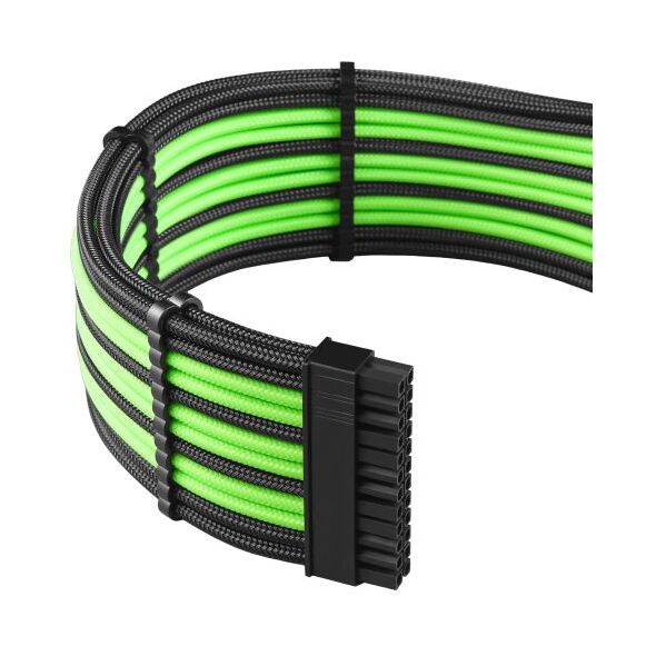 CableMod Zestaw kabli, Zielony (CM-PCSI-FKIT-NKKLG-R)