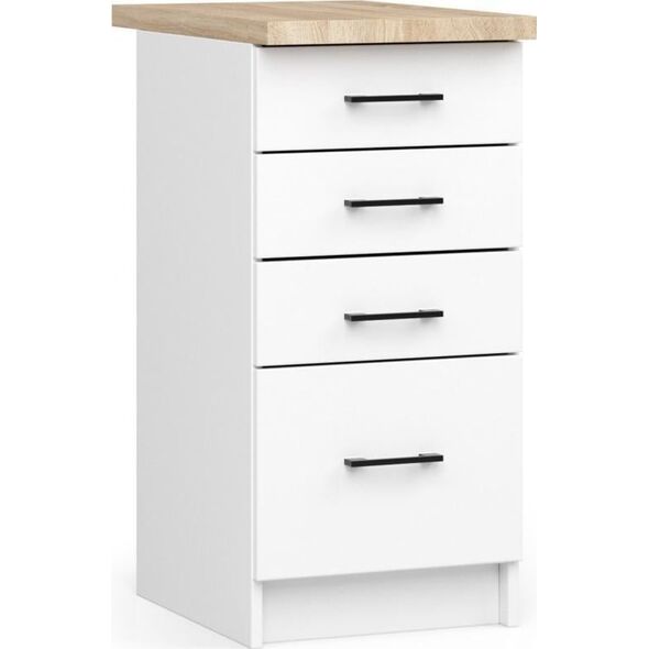 Fabryka Mebli Akord SZAFKA KUCHENNA OLIWIA S 40cm 4S BIAŁA