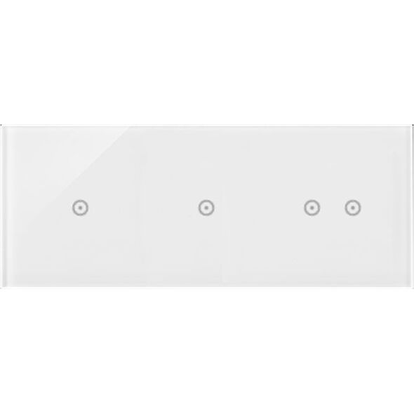 Kontakt-Simon Simon 54 Touch Panel dotykowy 3 moduły 1 pole dotykowe, 1 pole dotykowe, 2 pola dotykowe poziome, biała perła DSTR3112/70