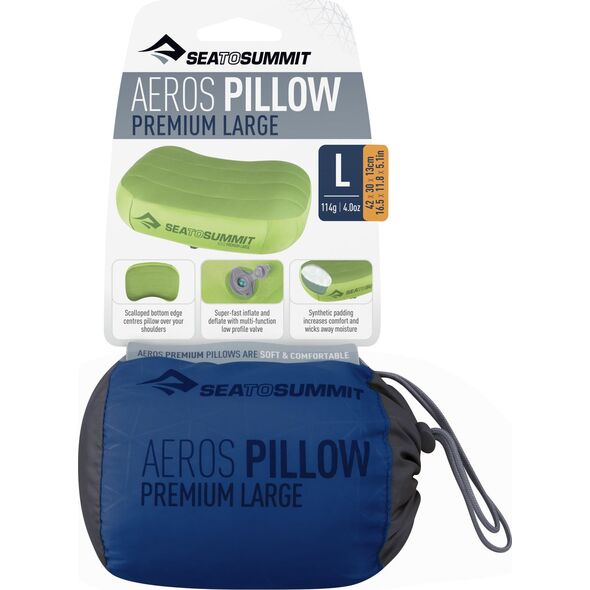 Sea To Summit Poduszka Aeros Pillow Premium granatowa r. L (APILPREM/NY/LG)