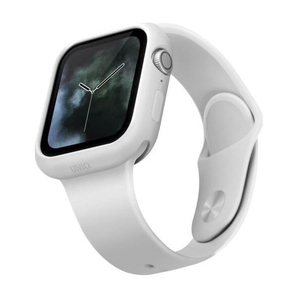 Uniq UNIQ etui Lino Apple Watch Series 5/4 44MM biały/dove white