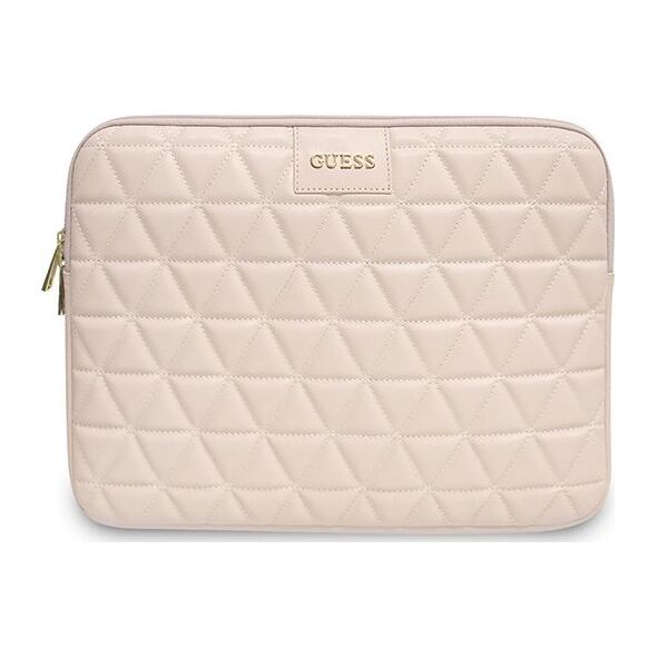 Etui na tablet Guess Guess Sleeve GUCS13QLPK 13 różowy /pink Quilted uniwersalny
