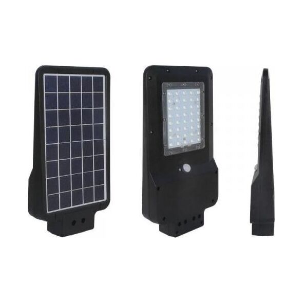 V-TAC Oprawa Uliczna Solarna 15W LED Czarna ST-15 6000K 1600lm