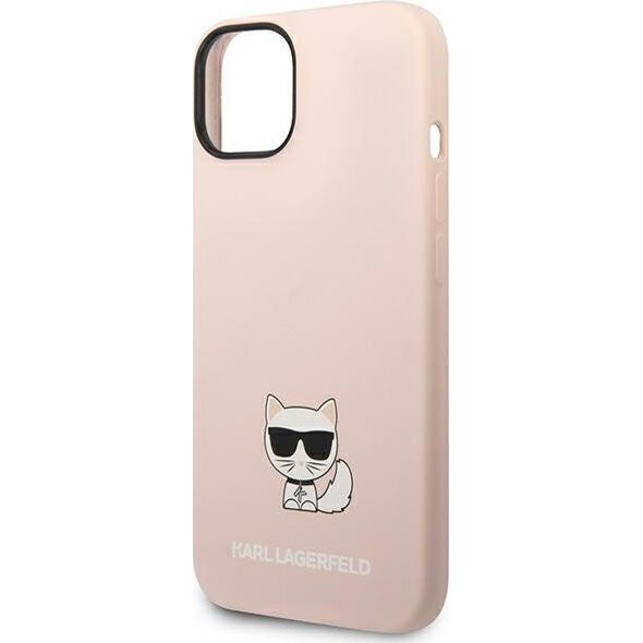 Karl Lagerfeld Etui Karl Lagerfeld KLHCP14SSLCTPI Apple iPhone 14 hardcase jasnoróżowy/light pink Silicone Choupette Body