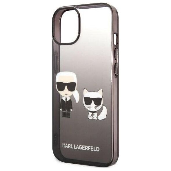 Karl Lagerfeld Etui Karl Lagerfeld do iPhone 14 Pro Max 6,7" hardcase czarny/black Gradient Ikonik Karl & Choupette