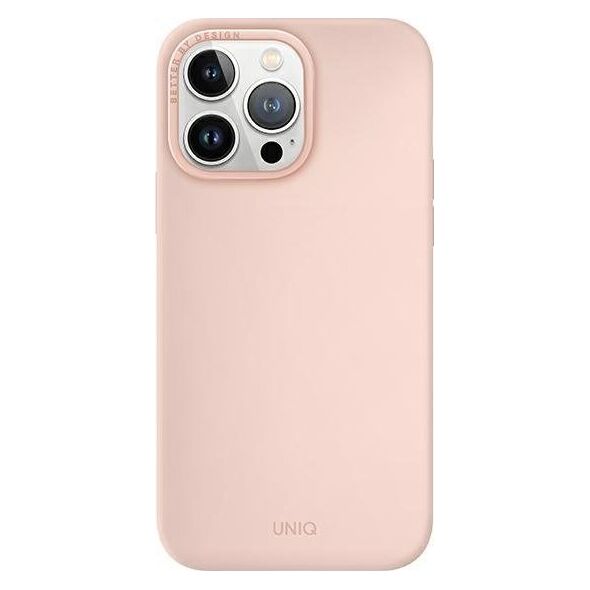 Uniq UNIQ etui Lino do iPhone 14 Pro Max 6,7" różowy/pink blush