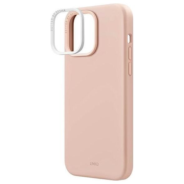 Uniq UNIQ etui Lino do iPhone 14 Pro Max 6,7" różowy/pink blush