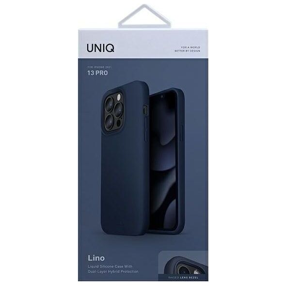 Uniq Etui UNIQ Lino Apple iPhone 13 Pro niebieski/marine blue