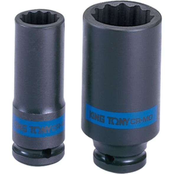 King Tony NASADKA DŁUGA UDAROWA 1/2" 30mm x 80mm, 12-kąt King Tony