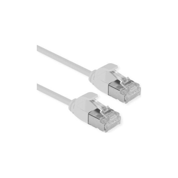 Roline ROLINE F/UTP DataCenter Patch Cord Cat.6A (Class EA), LSOH, bardzo cienki, szary, 1 m