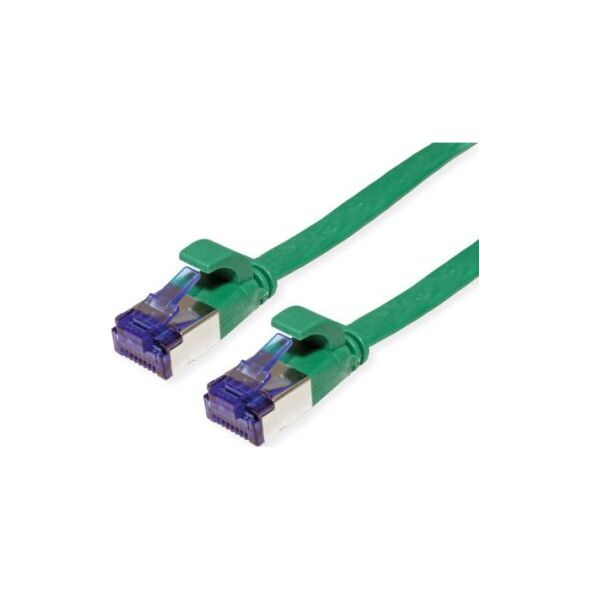 Triton Patchkabel VALUE FTP, Cat.6A (Class EA), extra plat, groen, 3 m