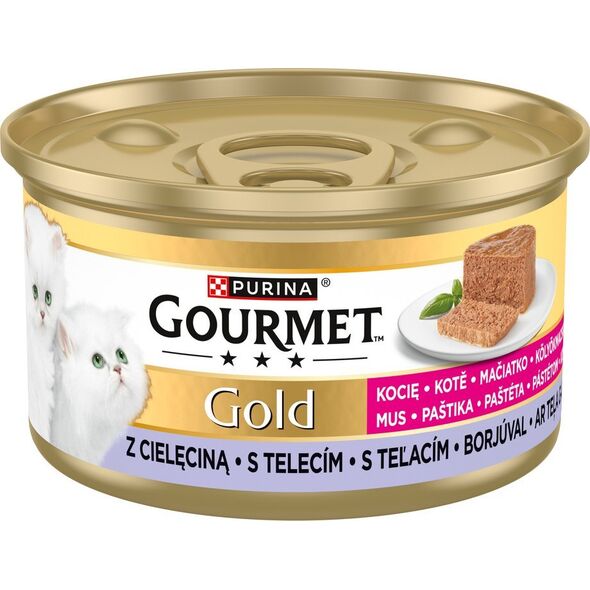 Gourmet Gold Kitten mus z cielęciną 85g