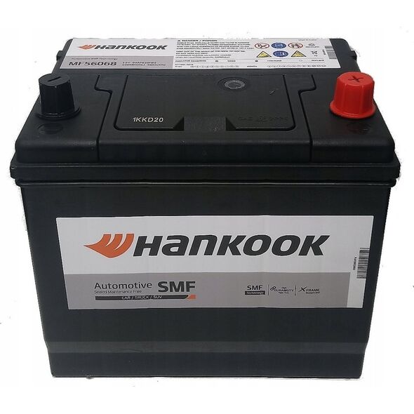 Επαναφορτιζόμενη μπαταρία HANKOOK 12V 60Ah/480A (P+ standardowy) 230x172x200 B1 (εκκίνησης)