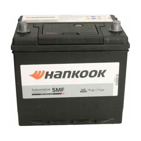 Επαναφορτιζόμενη μπαταρία HANKOOK 12V 60Ah/480A (P+ standardowy) 230x172x200 B1 (εκκίνησης)