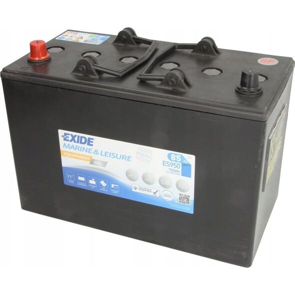 Μπαταρία EXIDE 12V 85Ah/460A EQUIPMENT GEL/ΖΕΛ MARINE/RV (L+ biegun standardowy) 350x175x235 B0 (ζελέ)