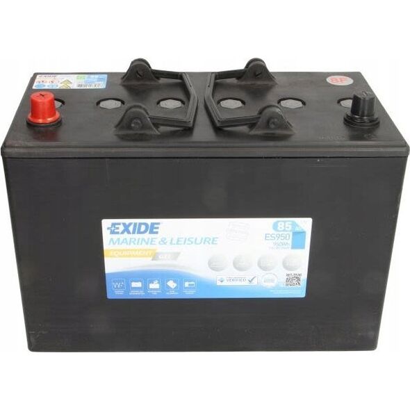 Μπαταρία EXIDE 12V 85Ah/460A EQUIPMENT GEL/ΖΕΛ MARINE/RV (L+ biegun standardowy) 350x175x235 B0 (ζελέ)