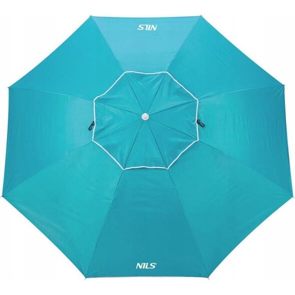 Nils Extreme NC7822 TURKUSOWY PARASOL PLAŻOWY XL 220 CM NILS