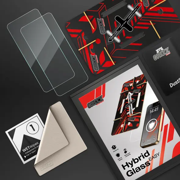 GrizzGlass HybridGlass Easy Oppo Reno 8T [2 PACK]