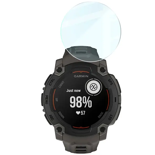 Bizon Glass Watch Clear Garmin Instinct E 45 mm