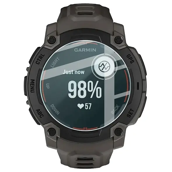 Bizon Glass Watch Clear Garmin Instinct E 45 mm