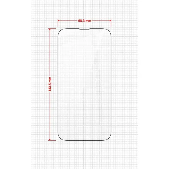 GrizzGlass HybridGlass Easy Apple iPhone 13 [2 PACK]