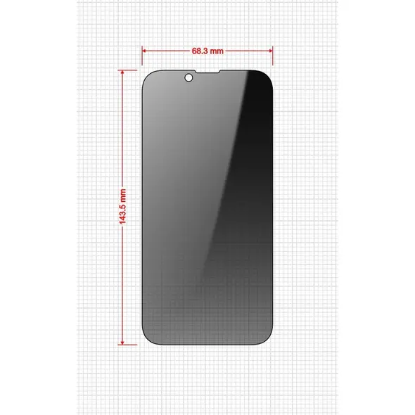 GrizzGlass SecretGlass Easy Apple iPhone 13 [2 PACK]