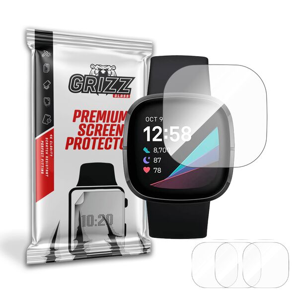 GrizzGlass Hydrofilm Fitbit Sense