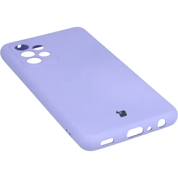 Bizon Case Silicone Samsung Galaxy A52s 5G A52 5G A52 4G light purple