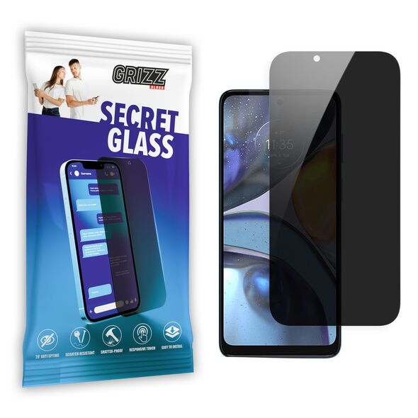 GrizzGlass SecretGlass Motorola Moto G22