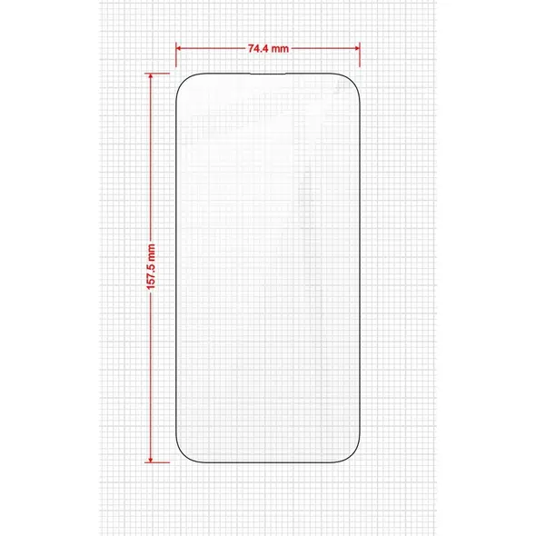 GrizzGlass HybridGlass Easy Apple iPhone 14 Pro Max [2 ΣΥΣΚΕΥΑΣΙΕΣ]