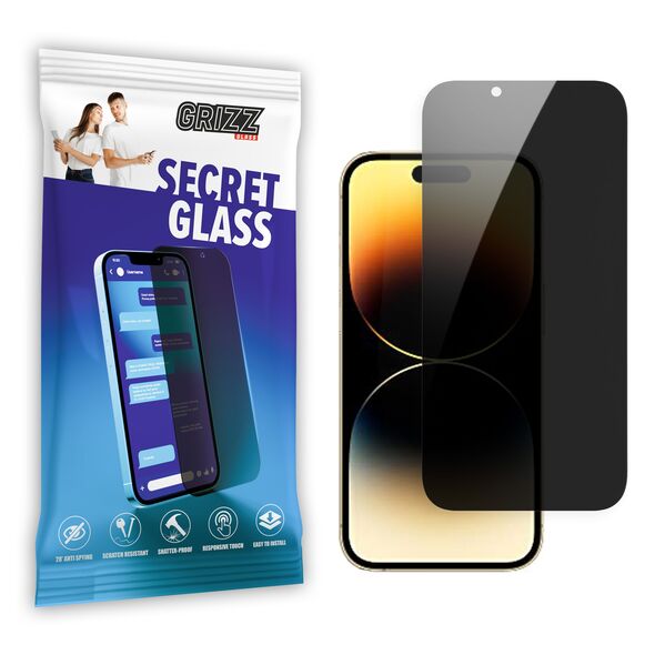 GrizzGlass SecretGlass Apple iPhone 14 Pro