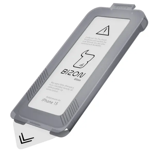 Bizon Glass Aplikator Apple iPhone 15 [2 PACK]