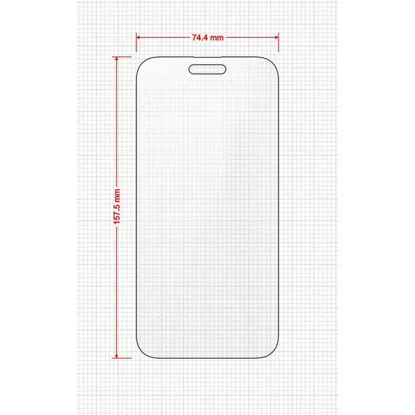 GrizzGlass MatteScreen Εύκολη Apple iPhone 15 Plus [2 PACK]