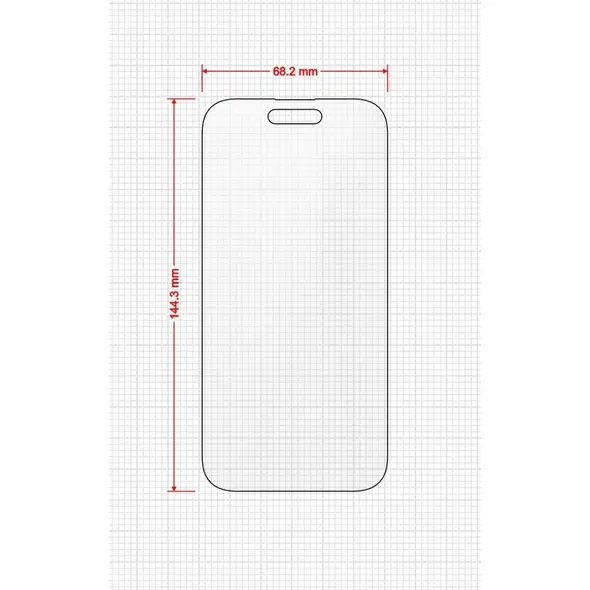 GrizzGlass MatteScreen Easy Apple iPhone 15 [2 PACK]
