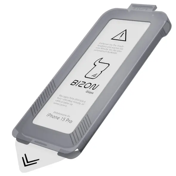 Bizon Glass Aplikator Apple iPhone 15 Pro [2 PACK]