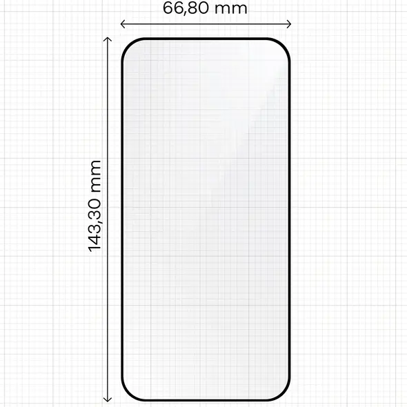 Bizon Glass Aplikator Apple iPhone 15 Pro [2 PACK]