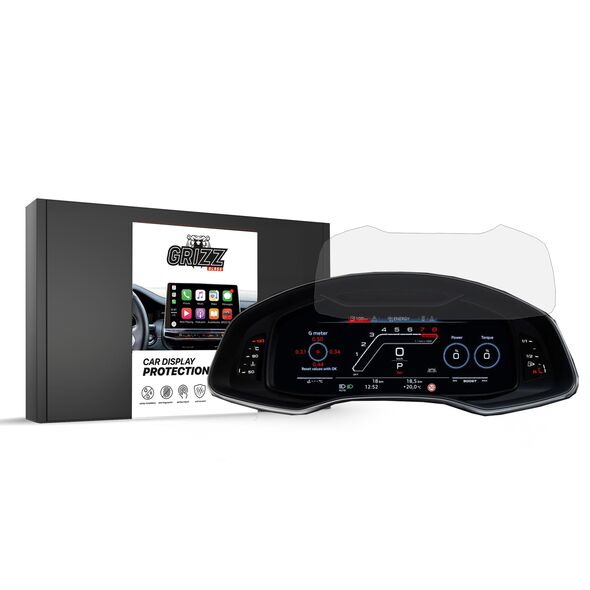 Ματ GrizzGlass Προστασία Οθόνης Αυτοκινήτου Audi A6 C8 Virtual Cockpit 12,3" 2018