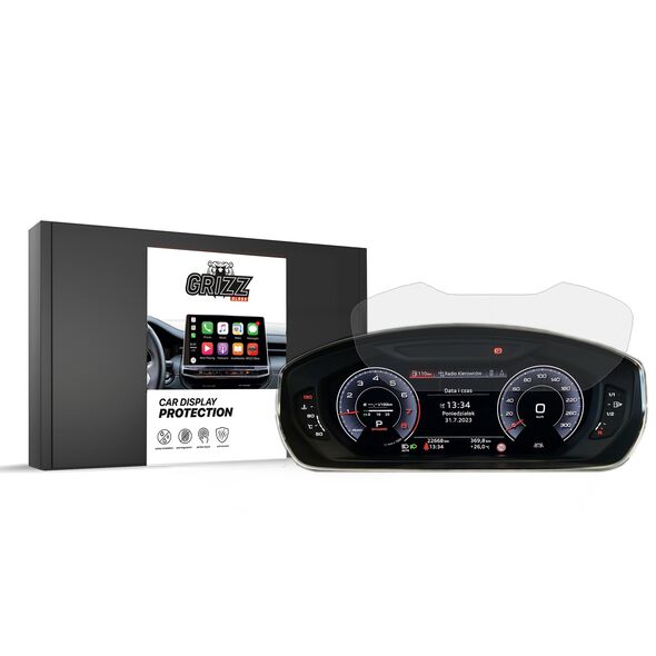 Matte GrizzGlass Προστασία Οθόνης Αυτοκινήτου Audi A8 Virtual Cockpit 10,25" 2021