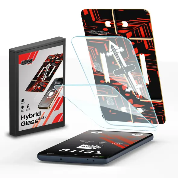 GrizzGlass HybridGlass Easy Nothing Phone 1 [2 PACK]