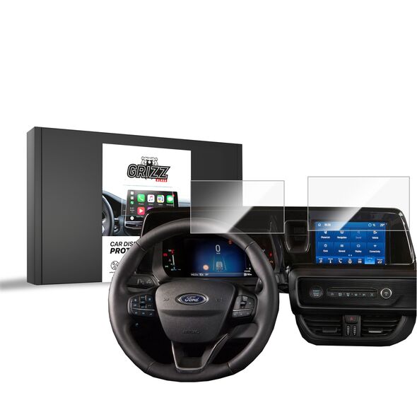 Κεραμική GrizzGlass Προστασία Οθόνης Αυτοκινήτου Ford Courier 8" 2023-2024 [2σε1]