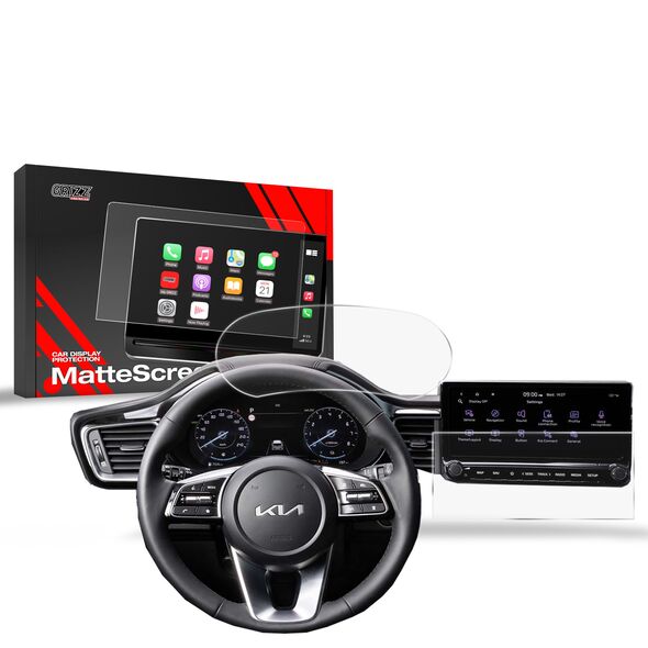 Matte GrizzGlass CarDisplay Protection Kia ProCeed 2018-2024 [2in1]