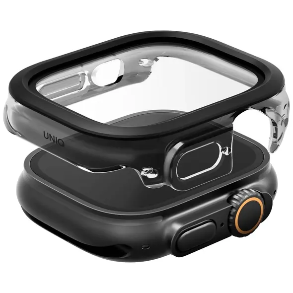 UNIQ Voute Apple Watch Ultra 49mm με γυαλί μαύρο