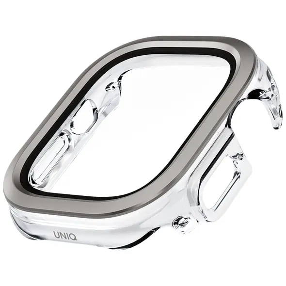 UNIQ Voute Apple Watch Ultra 49mm με γυαλί ασημί