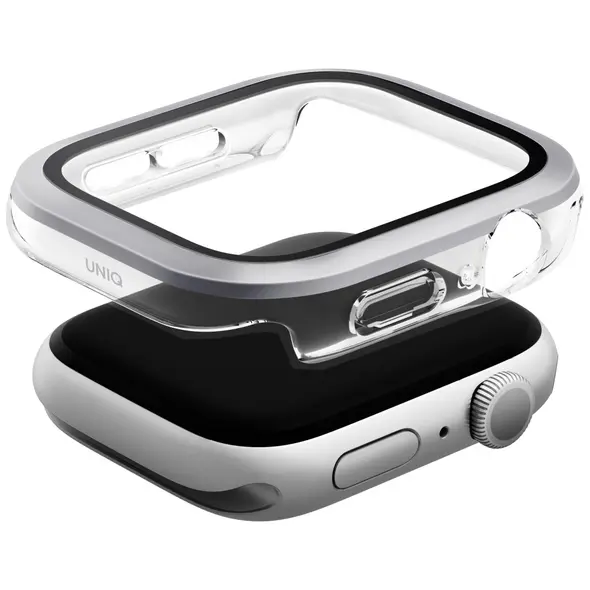 UNIQ Voute Apple Watch Series 10 42mm με γυαλί ασημί