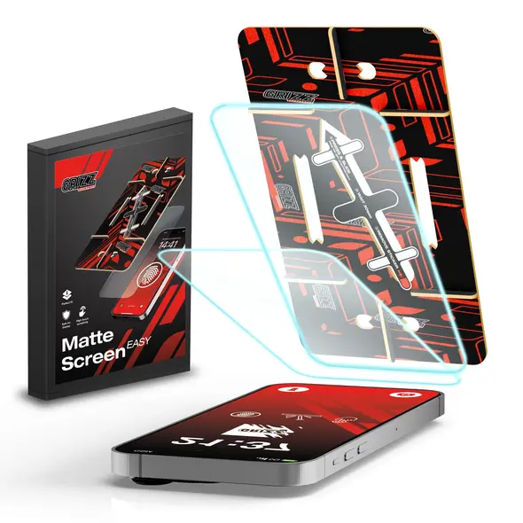 MatteScreen Easy Apple iPhone 16 Pro [2 PACK] της GrizzGlass