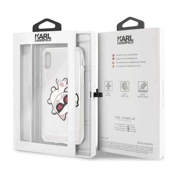 Karl Lagerfeld Etui KLHCI8CFHE iPhone 7/8 transparentne