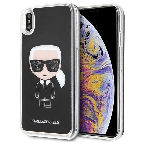 Karl Lagerfeld Etui KLHCI65ICGBK iPhone XS Max czarne